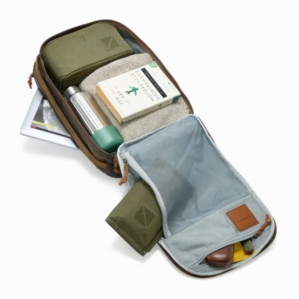 24L Waxed Canvas Backpack – Durable & Stylish Design - Image 9